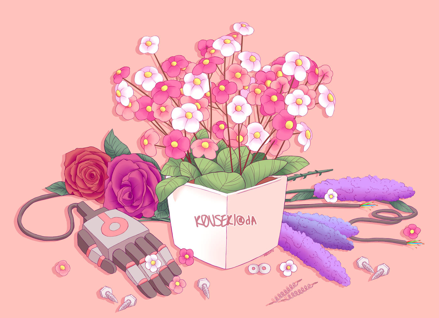 Original - Robot Flowers